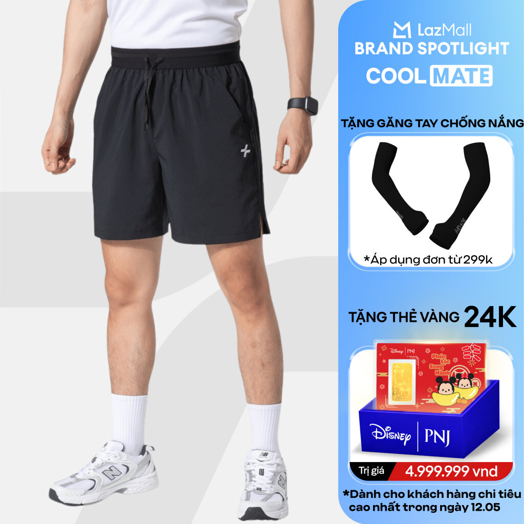 [DUY NHẤT 12.05 TẶNG QUÀ ĐƠN TỪ 299K]Quần shorts thể thao nam 6 inch đai siêu co giãn, thấm hút, thoáng khí, nhanh khô - Coolmate
