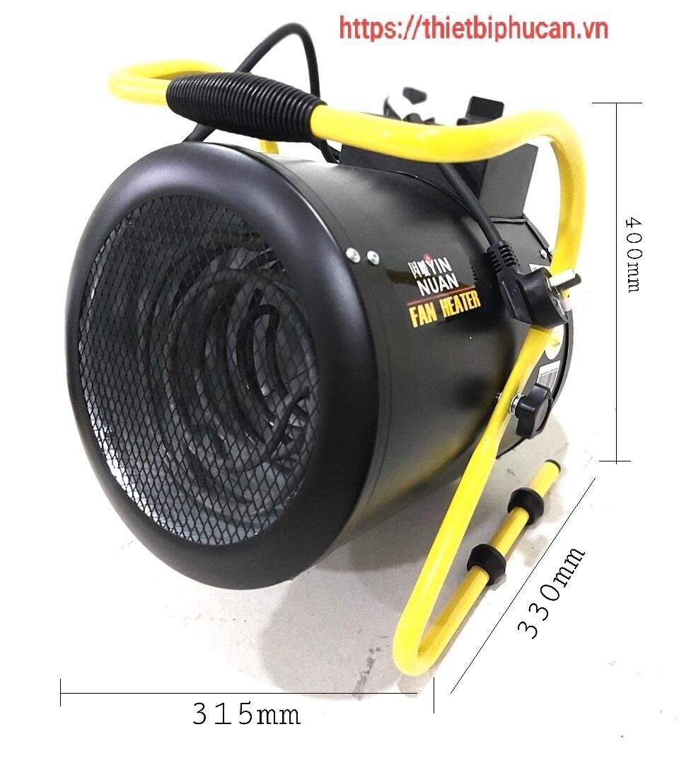 Quạt sưởi ấm, quạt sấy gió nóng DY-3A, công suất mạnh, tạo nóng nhanh