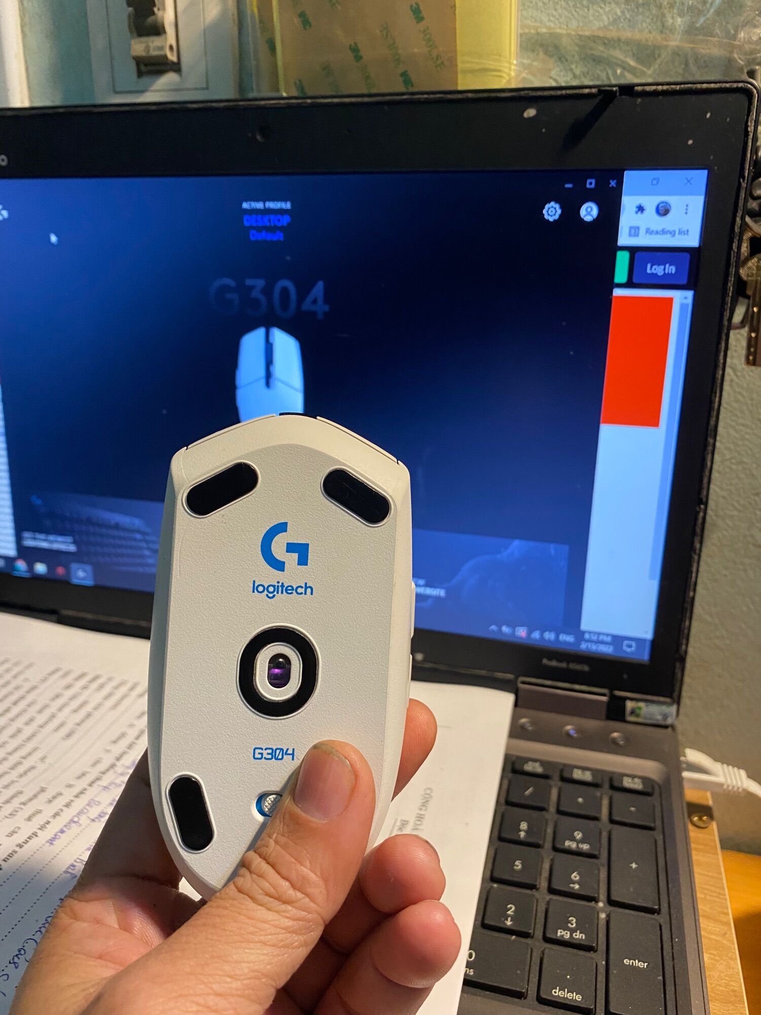 Chuột không dây gaming logitech g304 2nd 95%