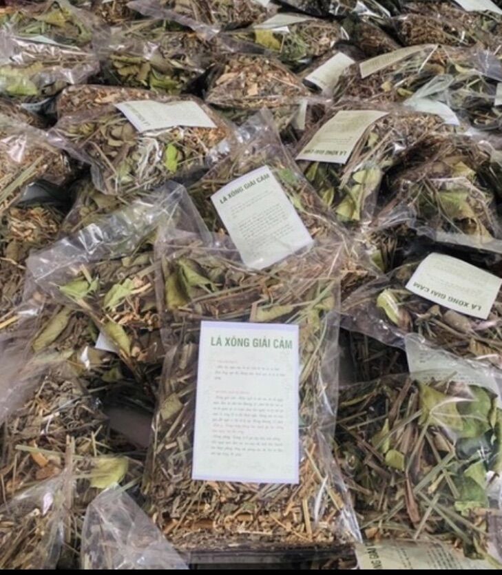 Gói 100gr thảo mộc Xông giải cảm