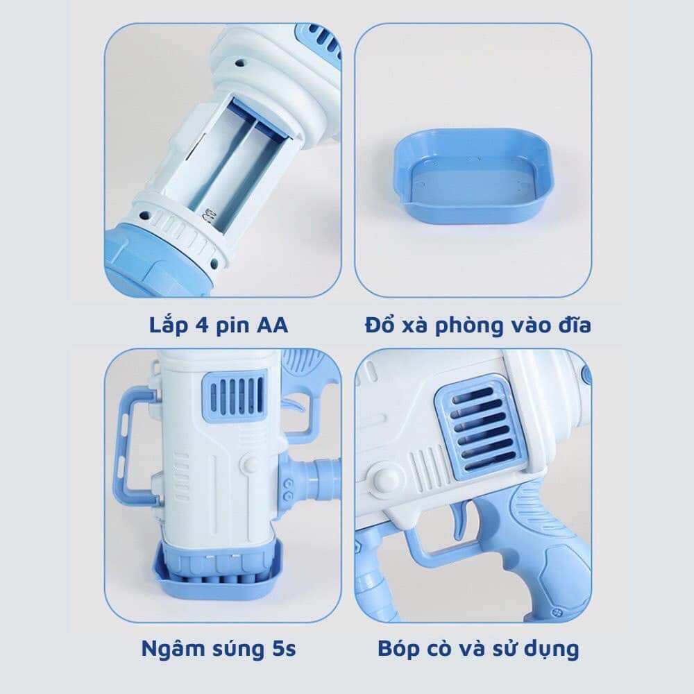 Súng Bắn tạo Bong Bóng  xà Phòng