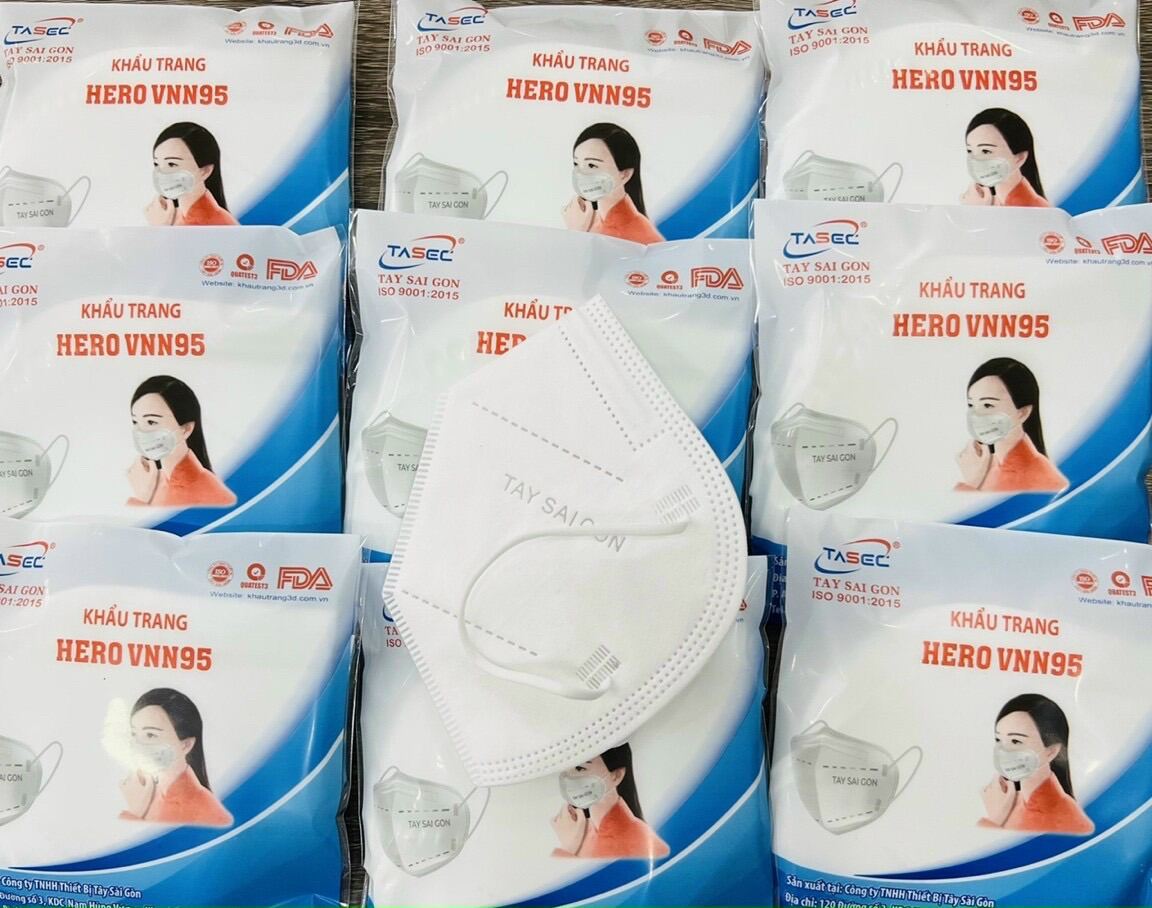 Giá bán khẩu trang VNN95 tây Sài Gòn mask bịch 5 cái thùng 150 bịch / 750 cái