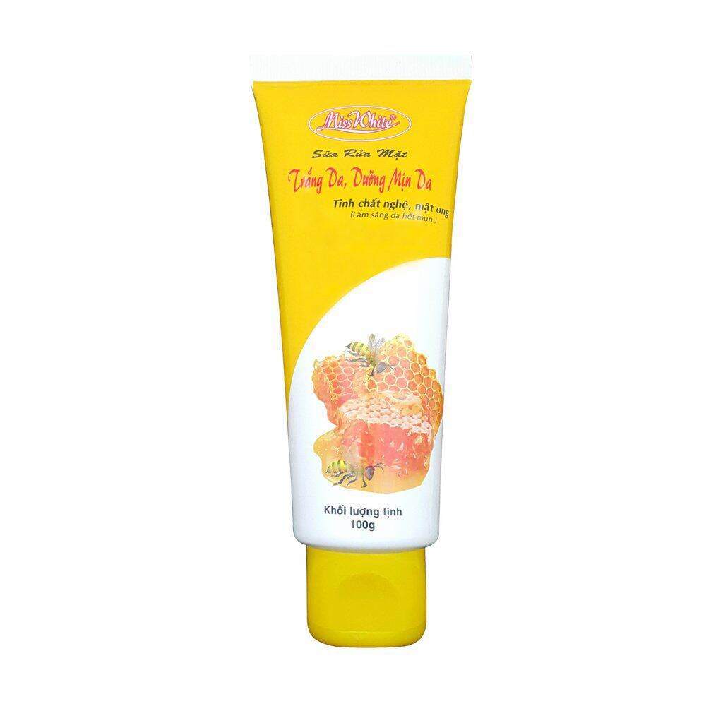 Sữa rửa mặt trắng da dưỡng mịn da Miss White 100g