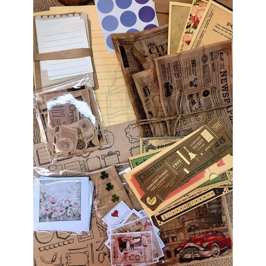 100 món trang trí bullet journal sổ tay planner kiểu vintage độc đáo