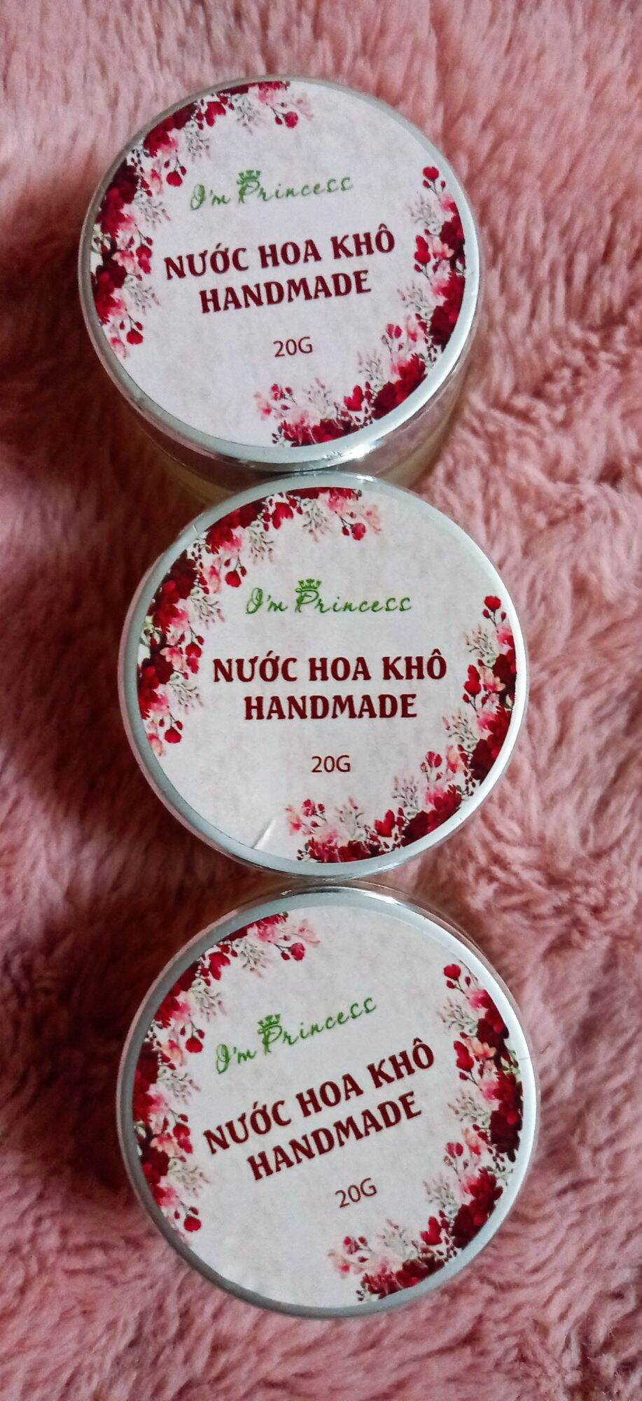 Nước hoa khô handmade 20g đủ mùi