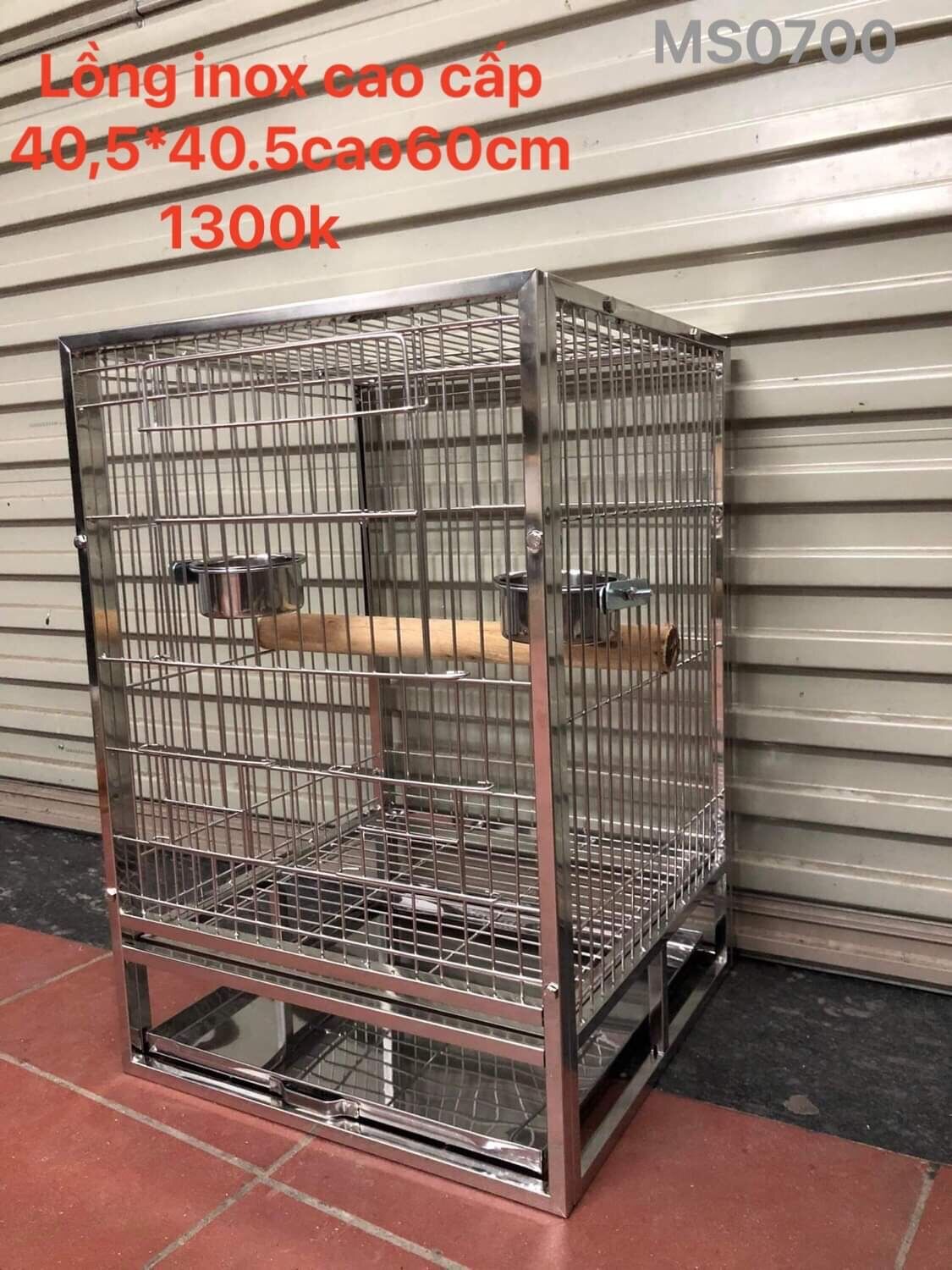 Lồng inox cao cấp nhốt vẹt,chim,sóc,chó,mèo,chồn...