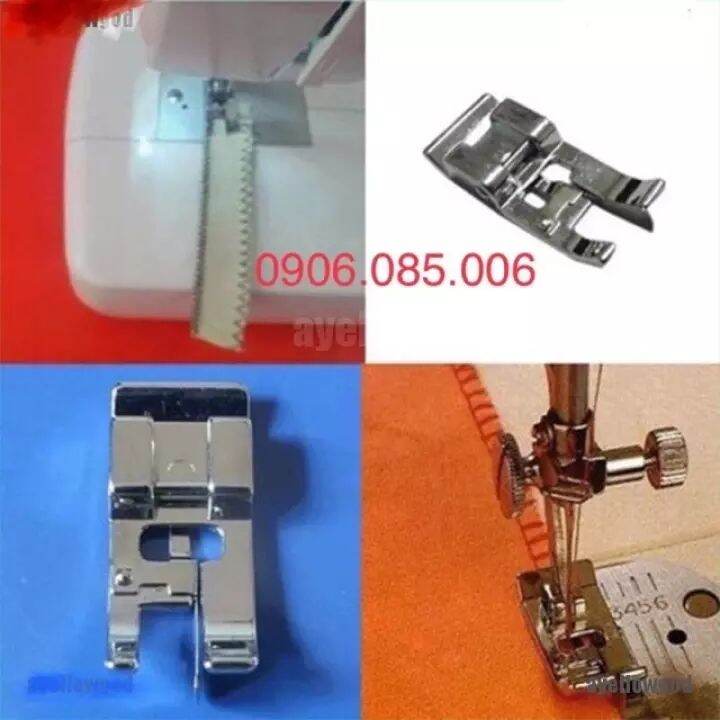 Chân vịt vắt sổ và 20 chiếc kim dành cho máy may gia đình đa năng (không dùng cho dòng máy gia đình cổ điển).