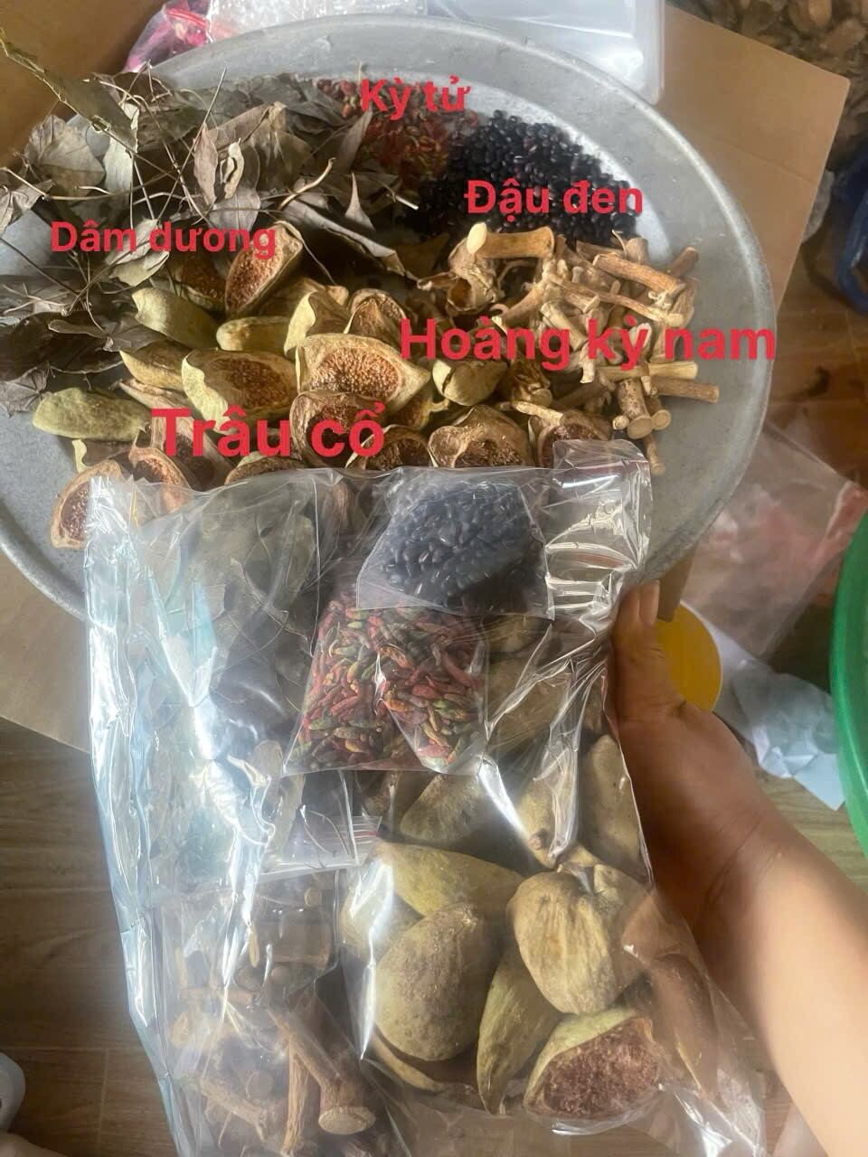 Trà Combo Trâu Hoàng Kỳ 5 Vị 600g Ngâ/m 4-5l Tửu - Sản Phẩm Chất Lượng Cao