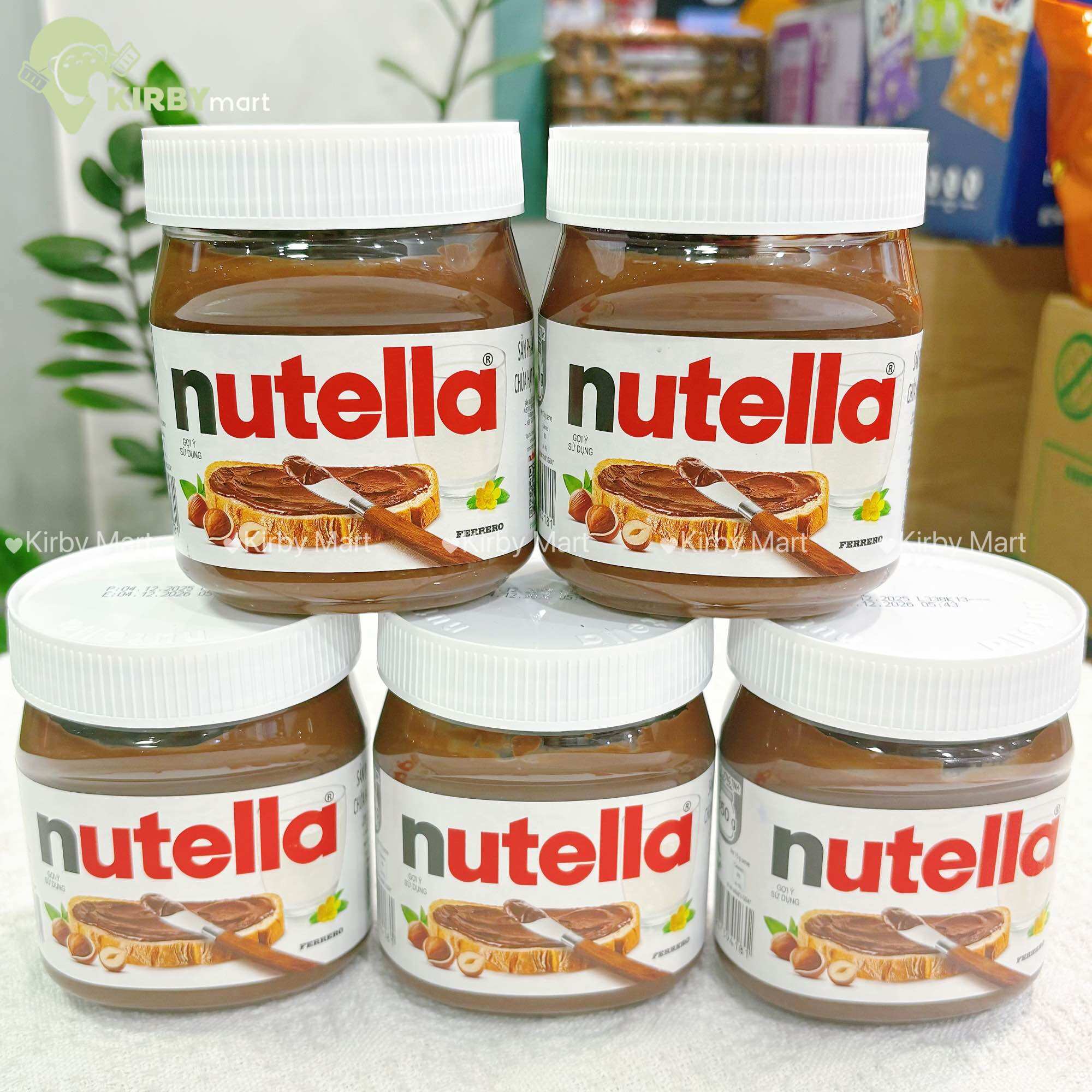 Nutella Socola Hạt Phỉ Ferrero Phết Bánh Mì Úc 350g – Chocolate Hazelnut Spread Nhập Khẩu Béo Mịn Dễ Ăn