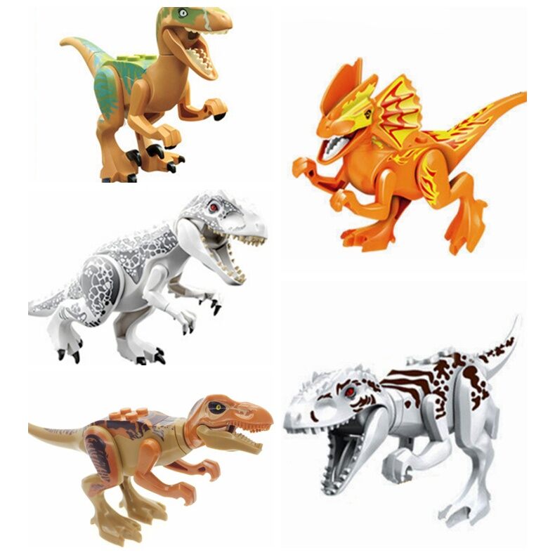 Bộ Đồ Chơi LeGo Lắp Ráp 5 Con Khủng Long Cho Bé