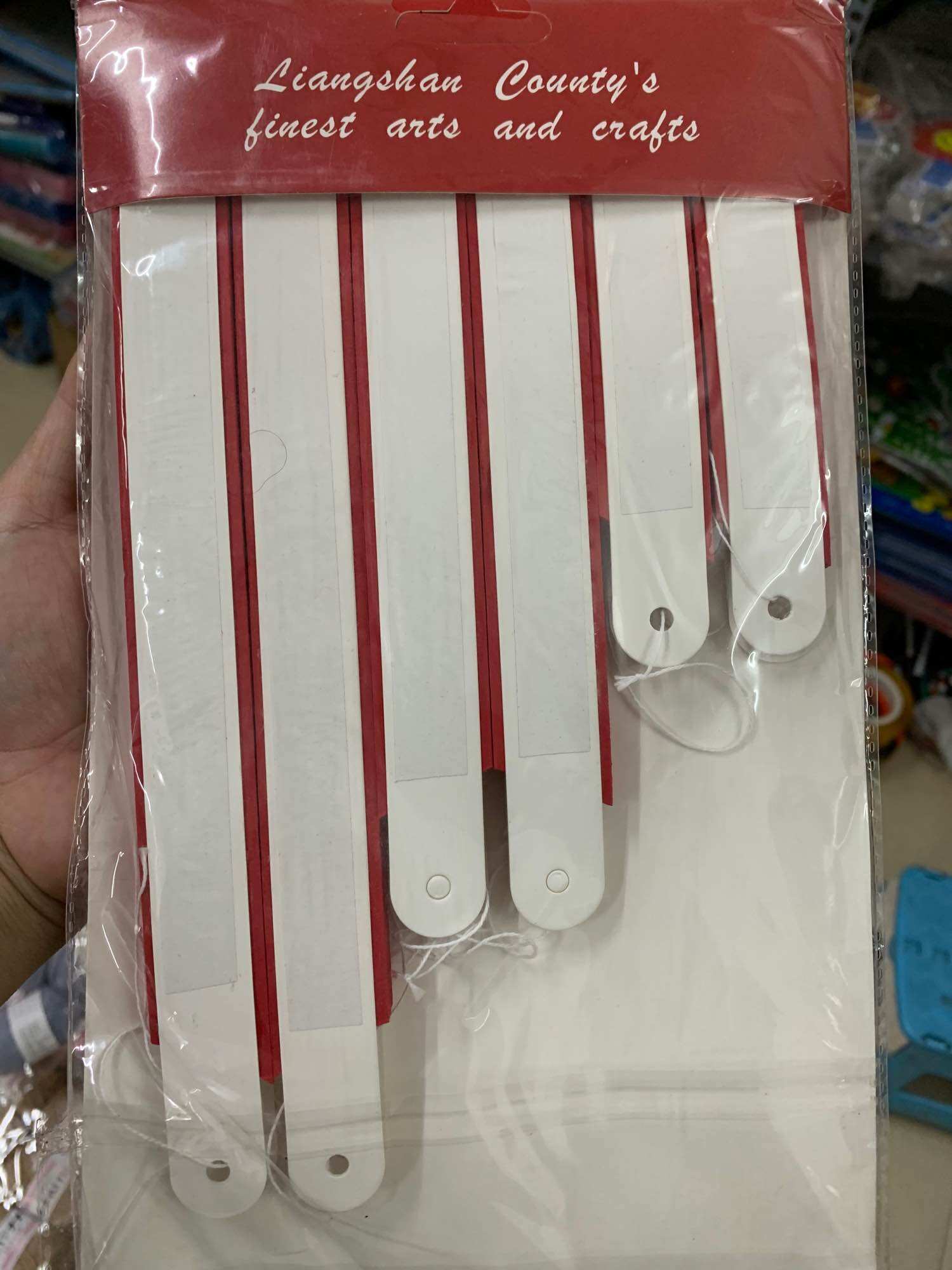 Set 6 quạt đỏ trang trí Tết, cưới hỏi