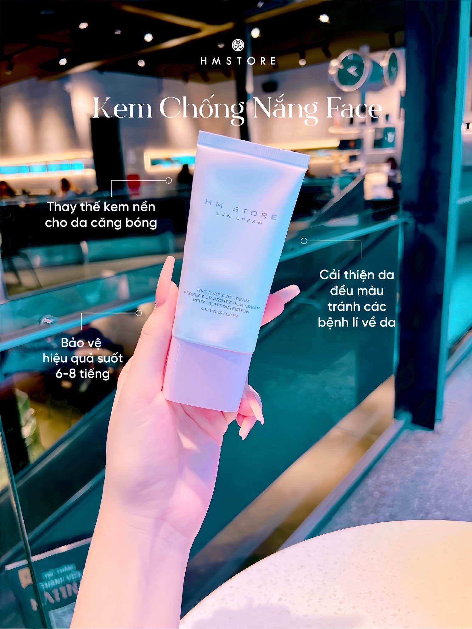 KEM CHỐNG NẮNG HM STORE