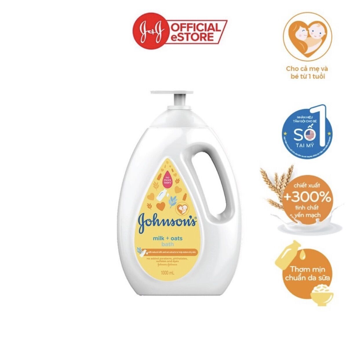 Sữa tắm Johnson Baby 1000ml
