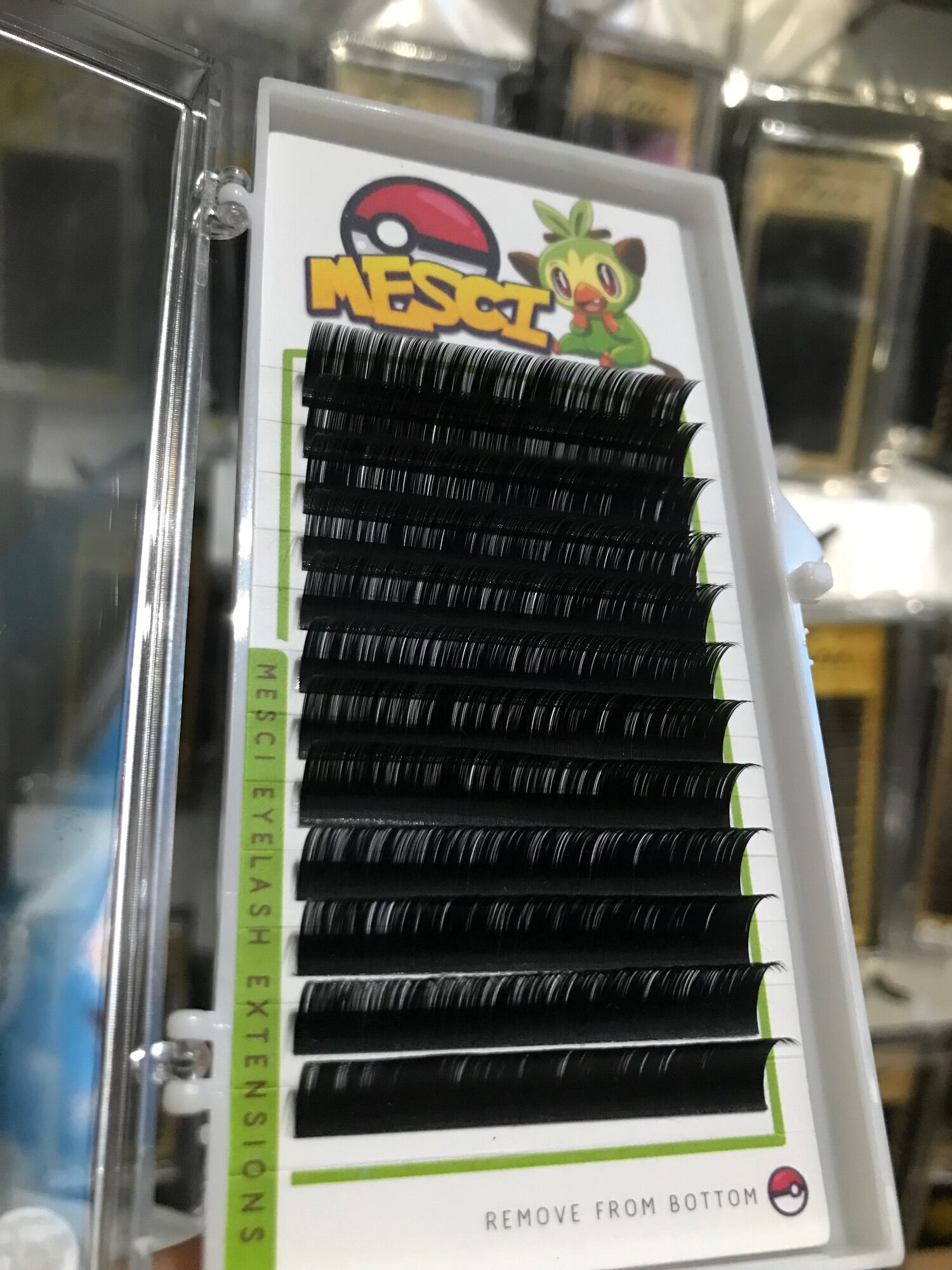 Flash sale mi khay lông mi Mesci 0.10 C,Cc,D