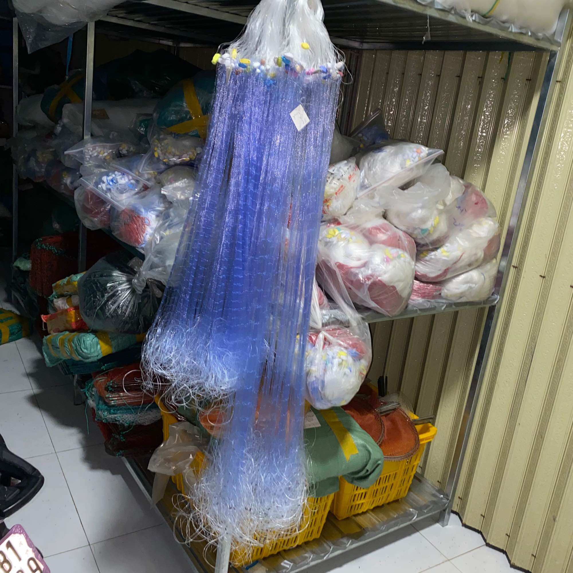 Tay 90m  Lưới béng cá 1 màn từ 2,5p đến 8p ( Then 1,2cm đến then 5cm)