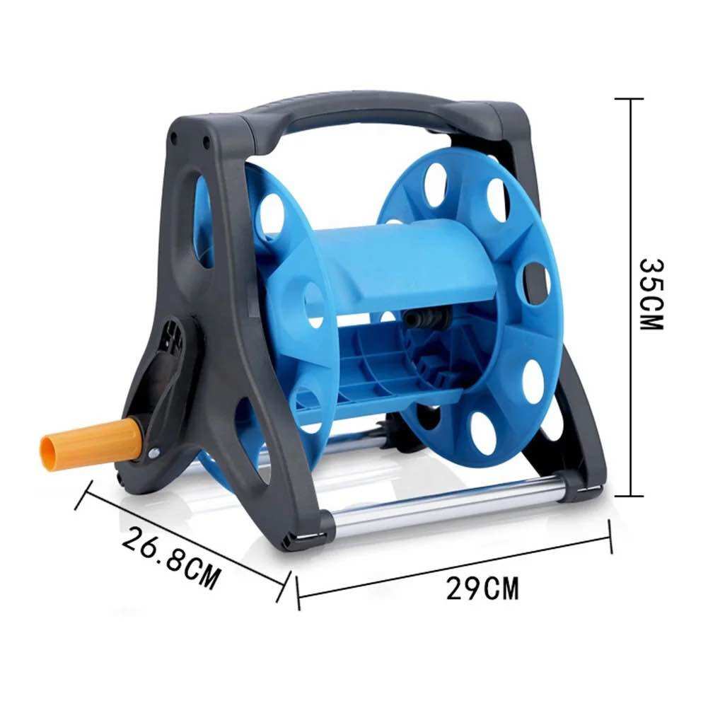 Bộ khung rulo hỗ trợ cuộn dây nước 35m, ống nước, vòi nước, dây bình bơm, dây điện và dây cáp