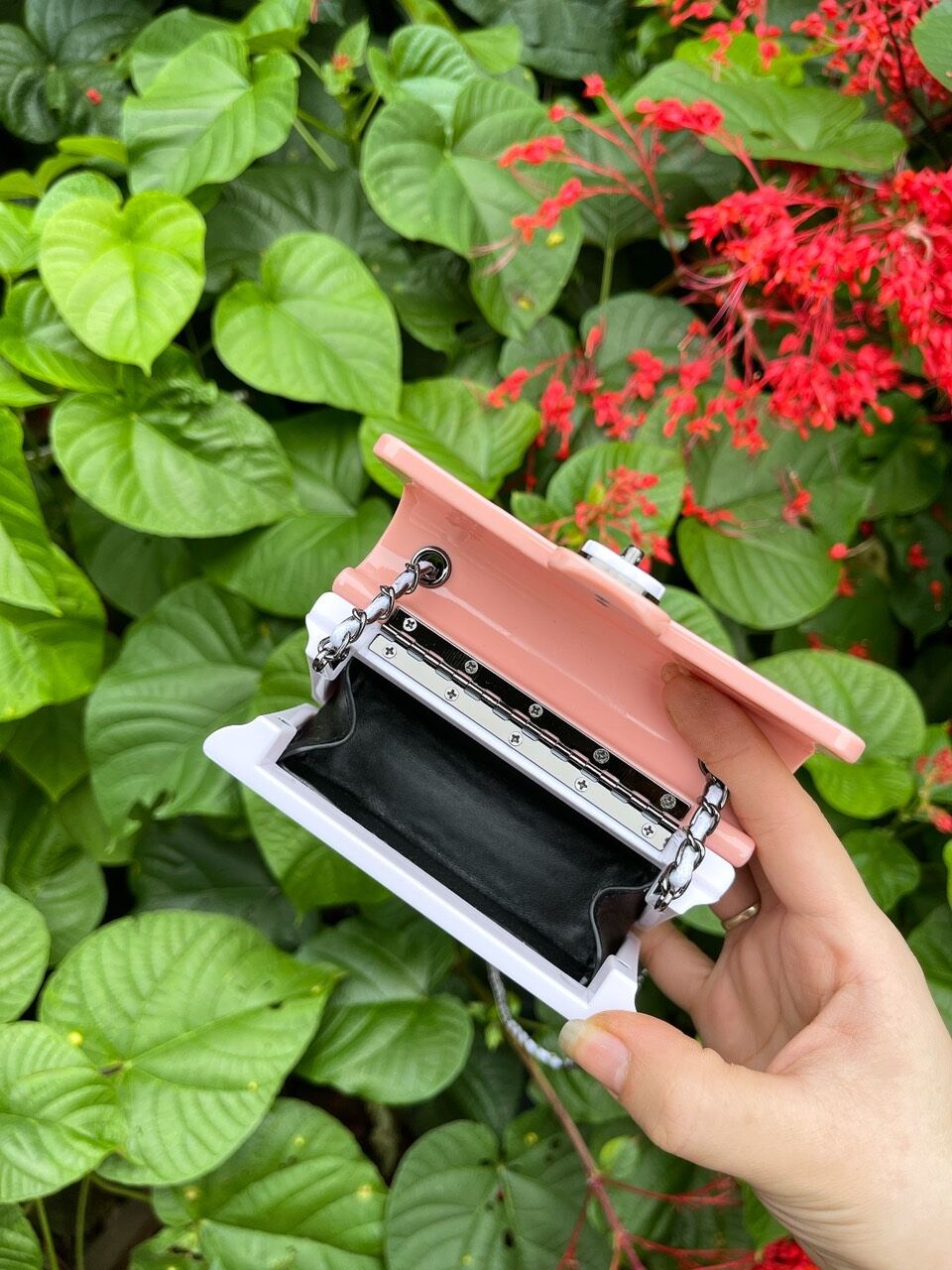 Túi Nhựa Chanell Phối Màu mini