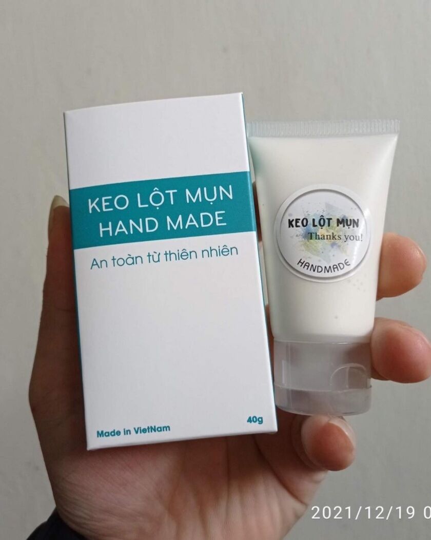 Keo lột mụn Hand Made. Lột sạch mụn cám, mụn đầu đen