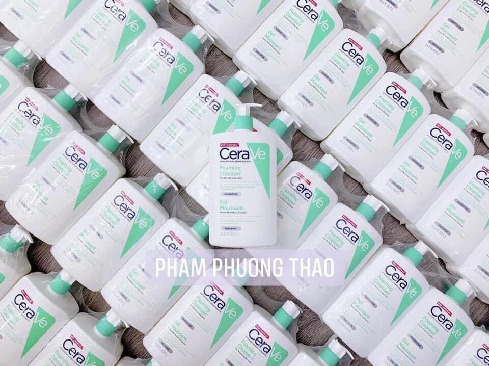 𝐒𝐮̛̃𝐚 𝐫𝐮̛̉𝐚 𝐦𝐚̣̆𝐭 𝐂𝐞𝐫𝐚𝐯𝐞 𝐝𝐢̣𝐮 𝐧𝐡𝐞̣ 473ml dành cho da dầu