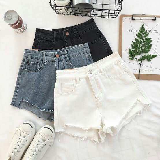 Quần đùi nữ cạp cao tôn dáng tôn vòng ba