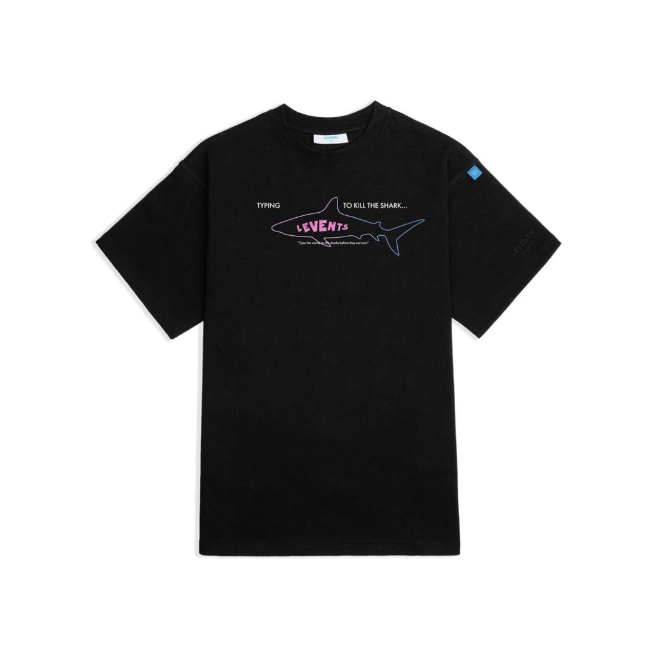 Áo thun LEVENTS Shark Tee Cá Mập Full Tag Vải Chất Cotton 100% Form Rộng Dày Dặn Kèm Video Và Ảnh Thật DIONS Store