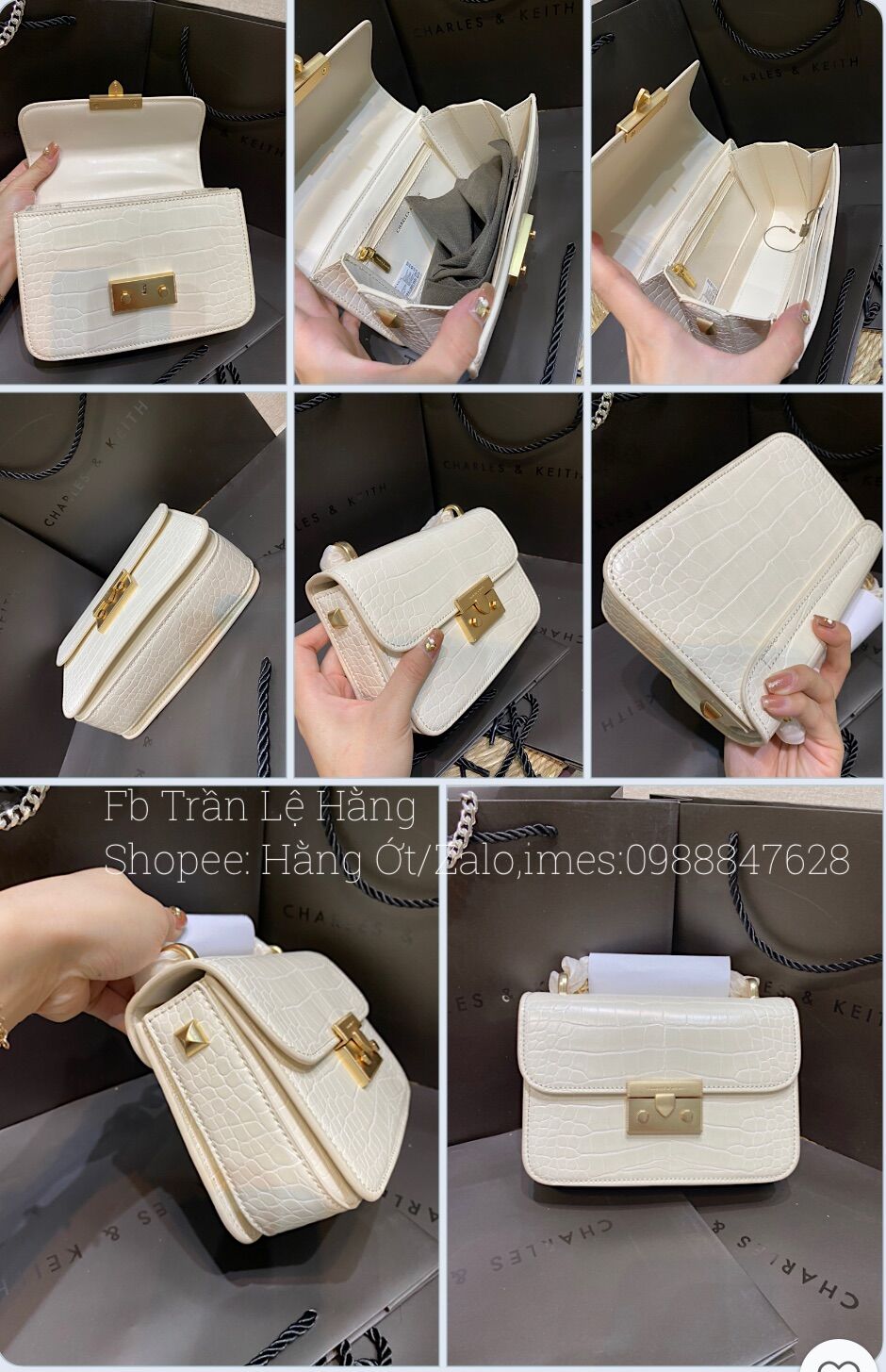 Túi Chữ C Hàng Xuuuất size mini 18cm