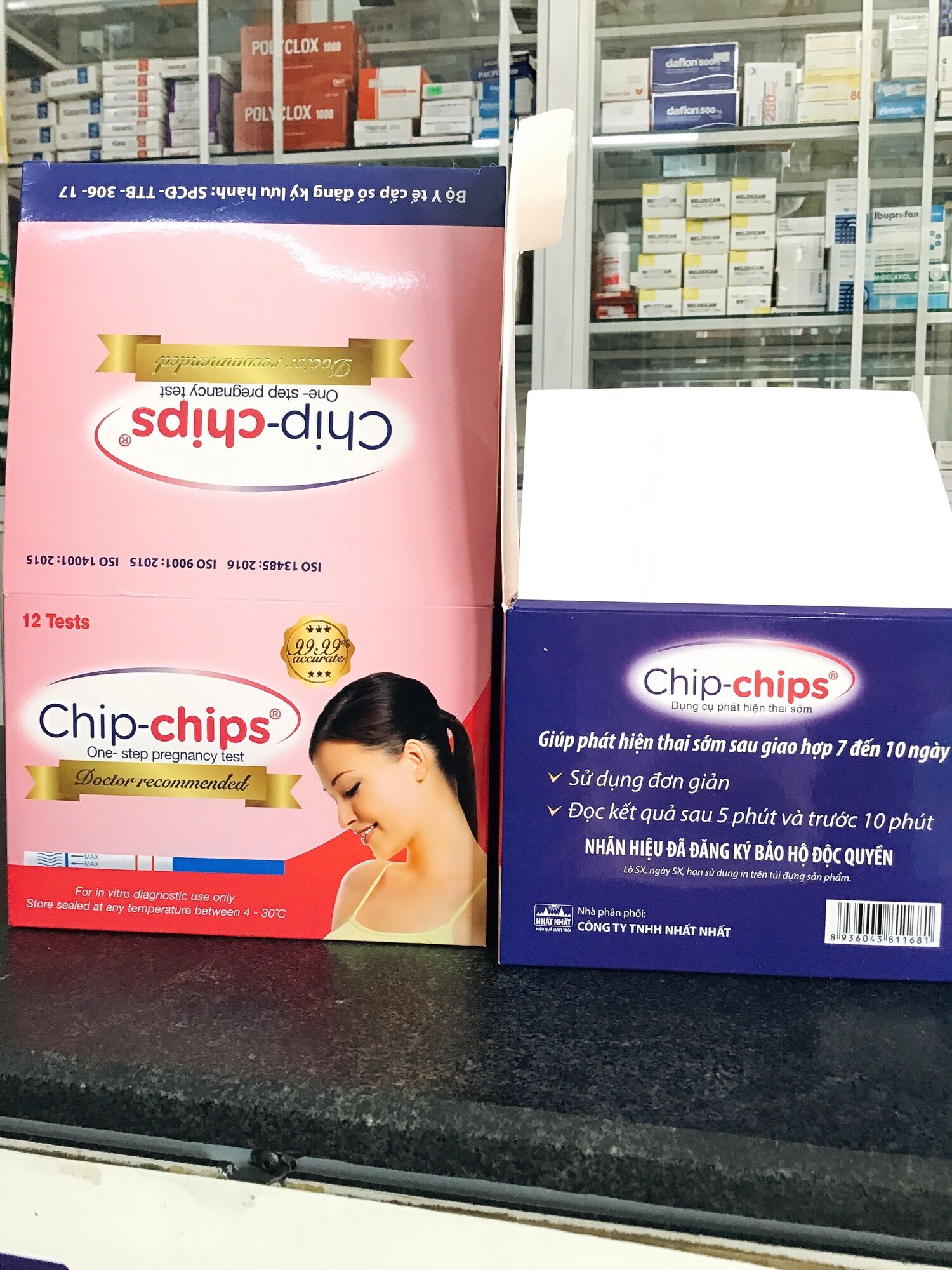 Combo 2 que thử thai Chip-chips / Chip Chip