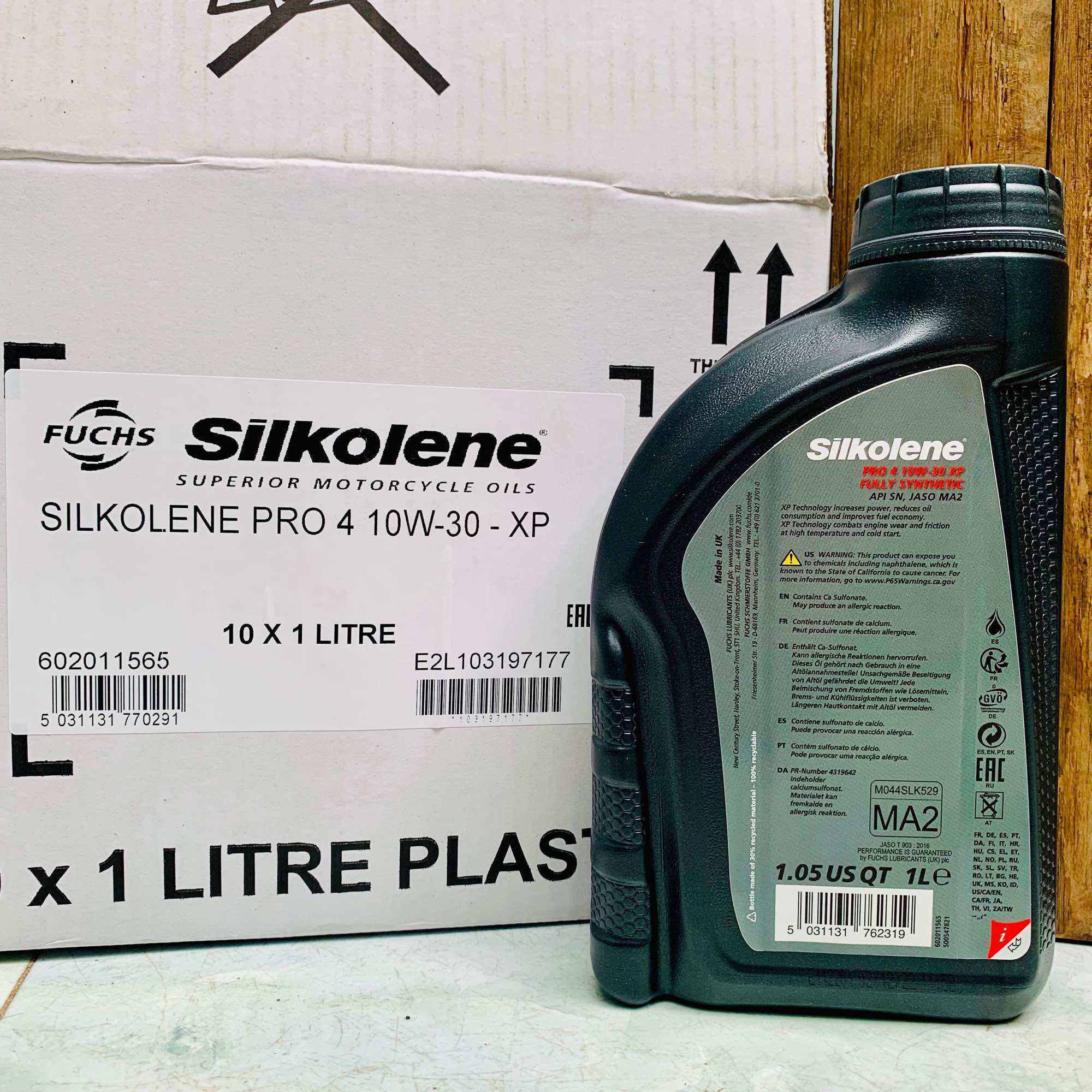 [XẢ HÀNG] Fuchs Silkolene Pro 4 10W-30 Nhớt Cao Cấp Xe Số - Tay Côn MADE IN UK