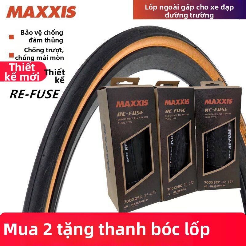 Maxxis | Lốp Xe Đạp Đường Phố Chống Thủng Kevlar Gập Được Dùng Quanh Năm