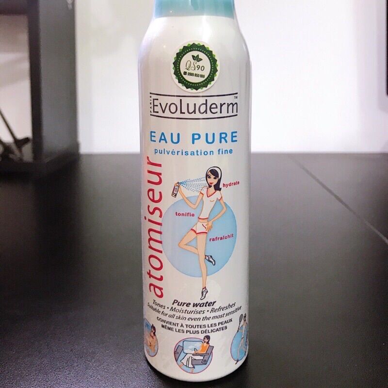 Xịt Khoáng Evoluderm Cấp Ẩm Làm Dịu Da 150ml