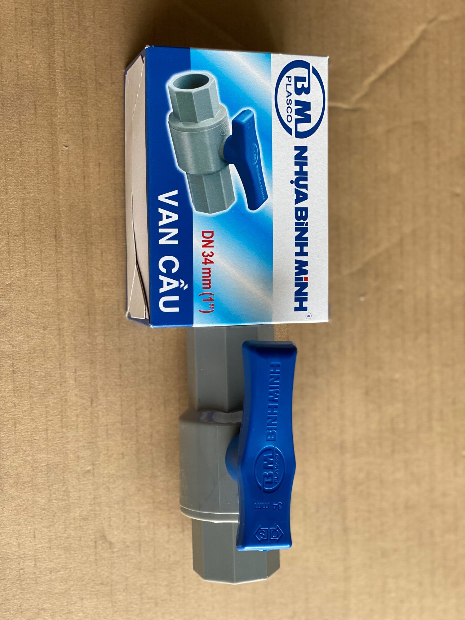 Van khoá pvc Bình Minh phi 21, 27, 34