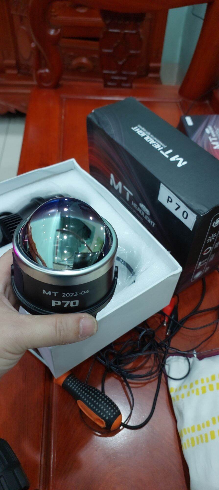 Bi gầm 3.0 inch 3 màu P70 MT Racing , có trợ pha