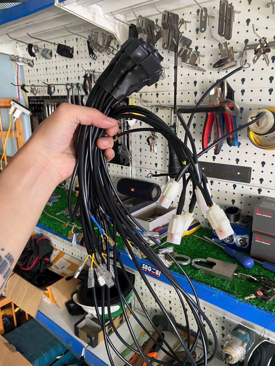 Mạch Relay lắp còi Denso , còi hơi - tất cả các loại xe đều lắp được