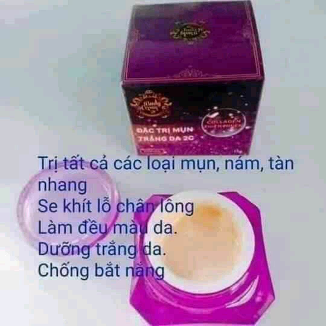 Kem Trắng Da Ngừa Mụn 2C