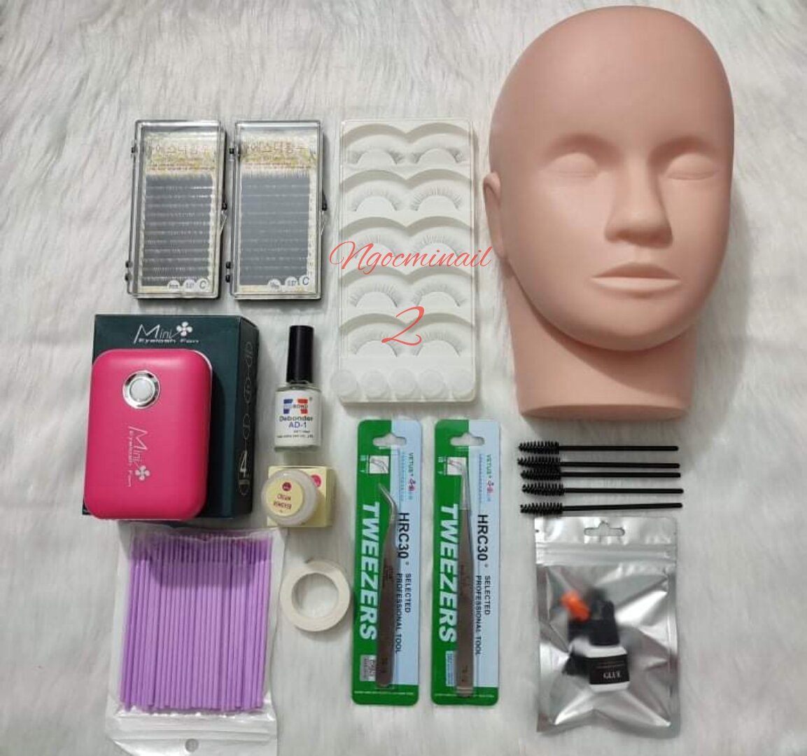 Combo đồ nối mi cơ bản cho học viên