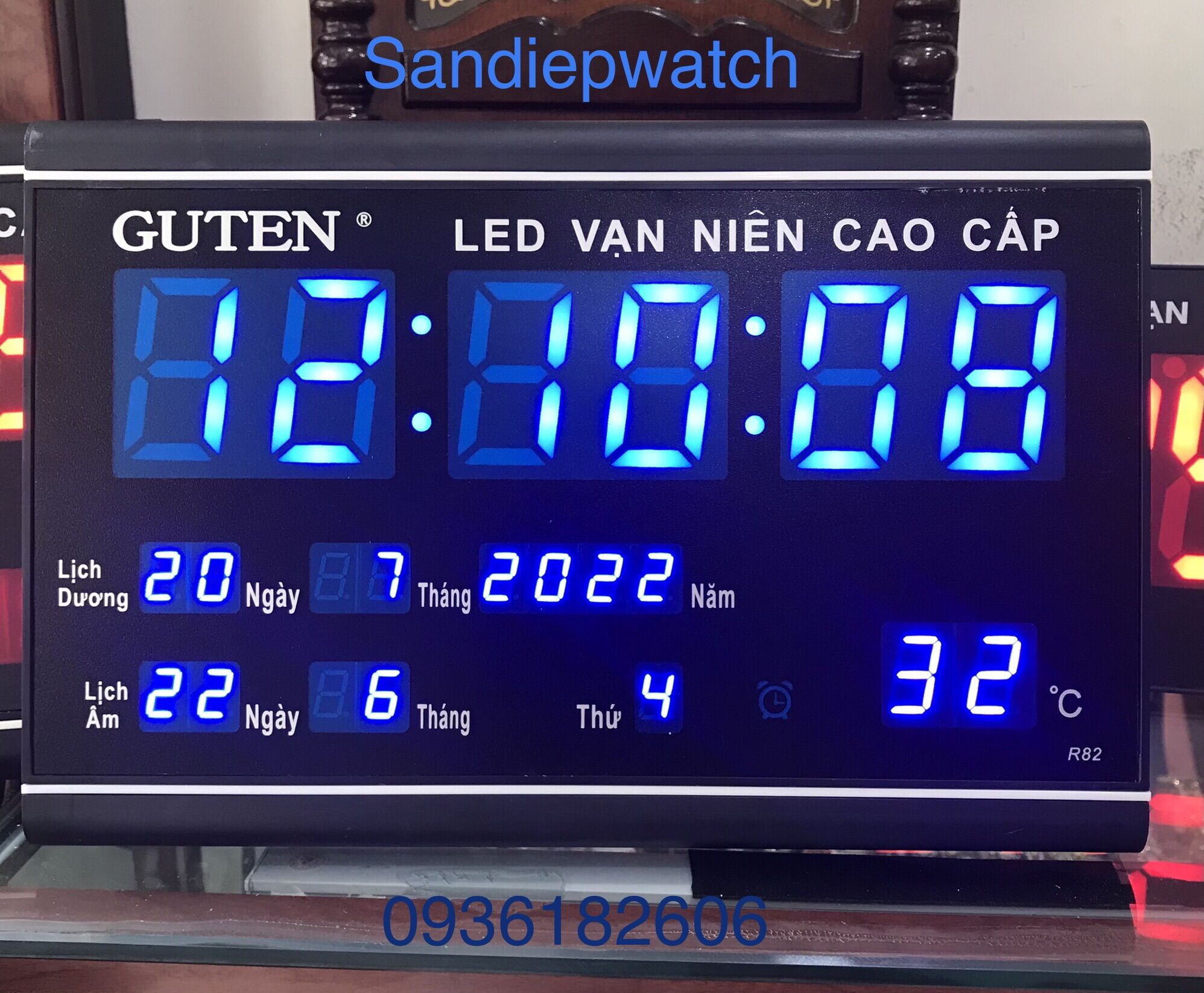ĐỒNG HỒ LED VẠN NIÊN GUTEN