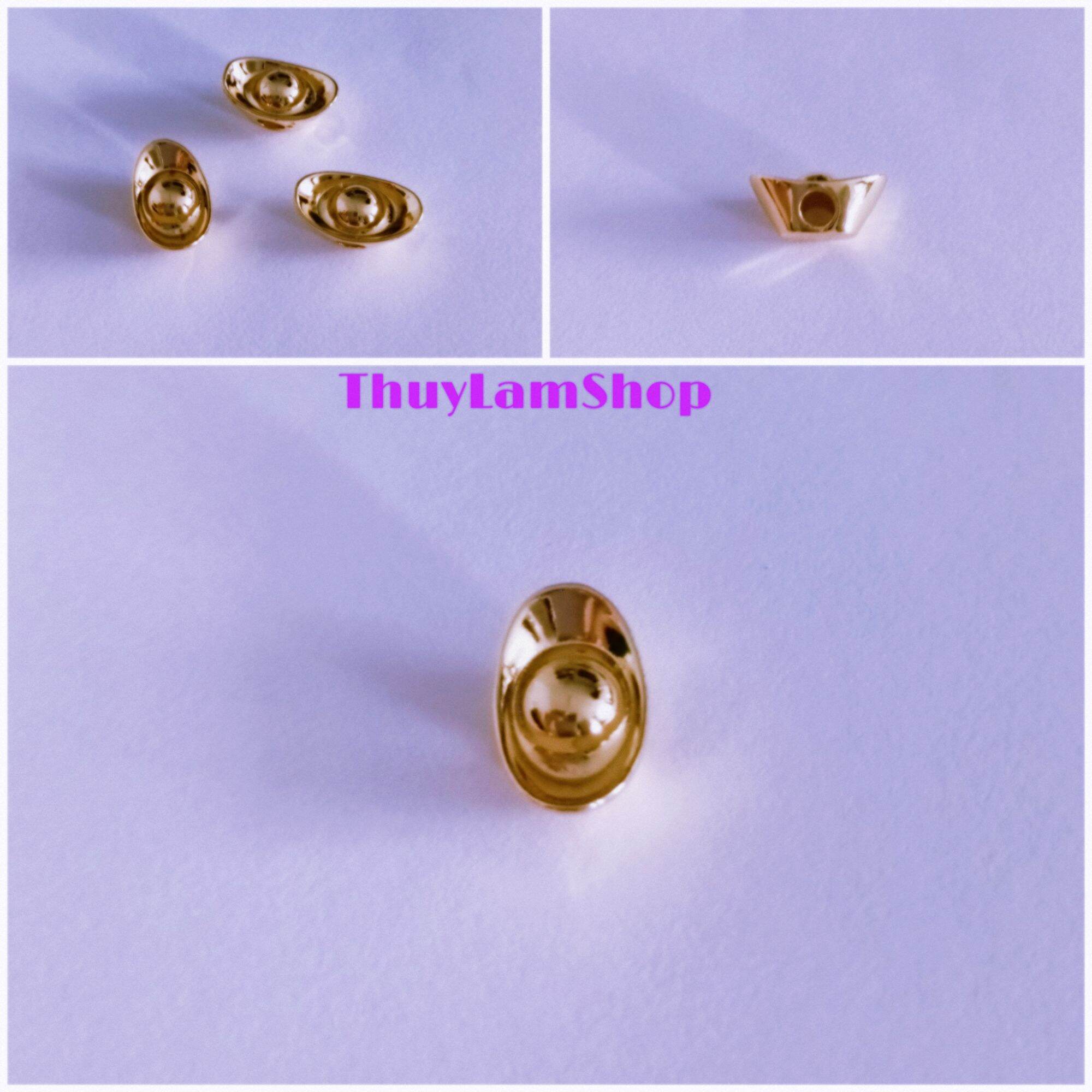 Charm thỏi vàng may mắn tiền tài làm vòng xâu vòng