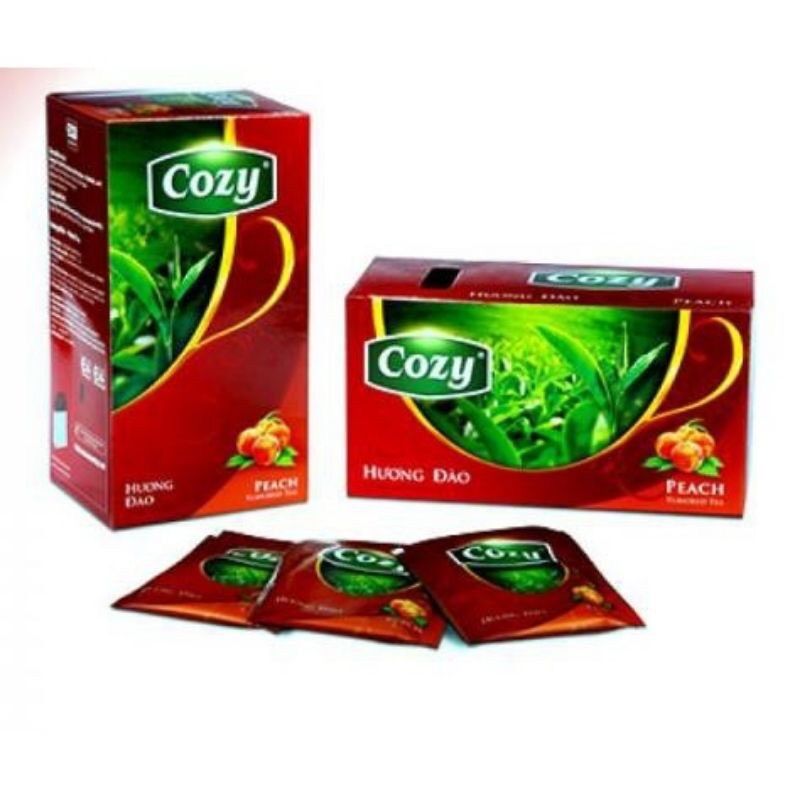 COMBO 25 GÓI TRÀ ĐÀO TÚI LỌC COZY