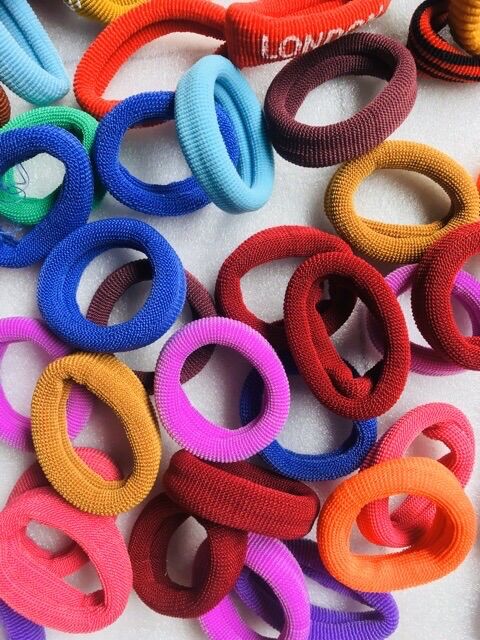 Sỉ_ Bịch 50 Dây cột Tóc Đơn Giản Siêu Chắc, Người Lớn (Bản dây:1,5cm)