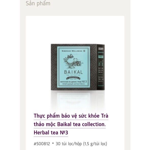 Trà ngủ ngon N3 của Nga