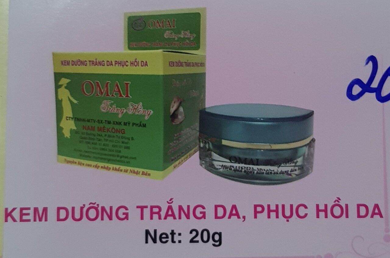 KEM DƯỠNG TRẮNG DA, PHỤC HỒI DA, OMAI.