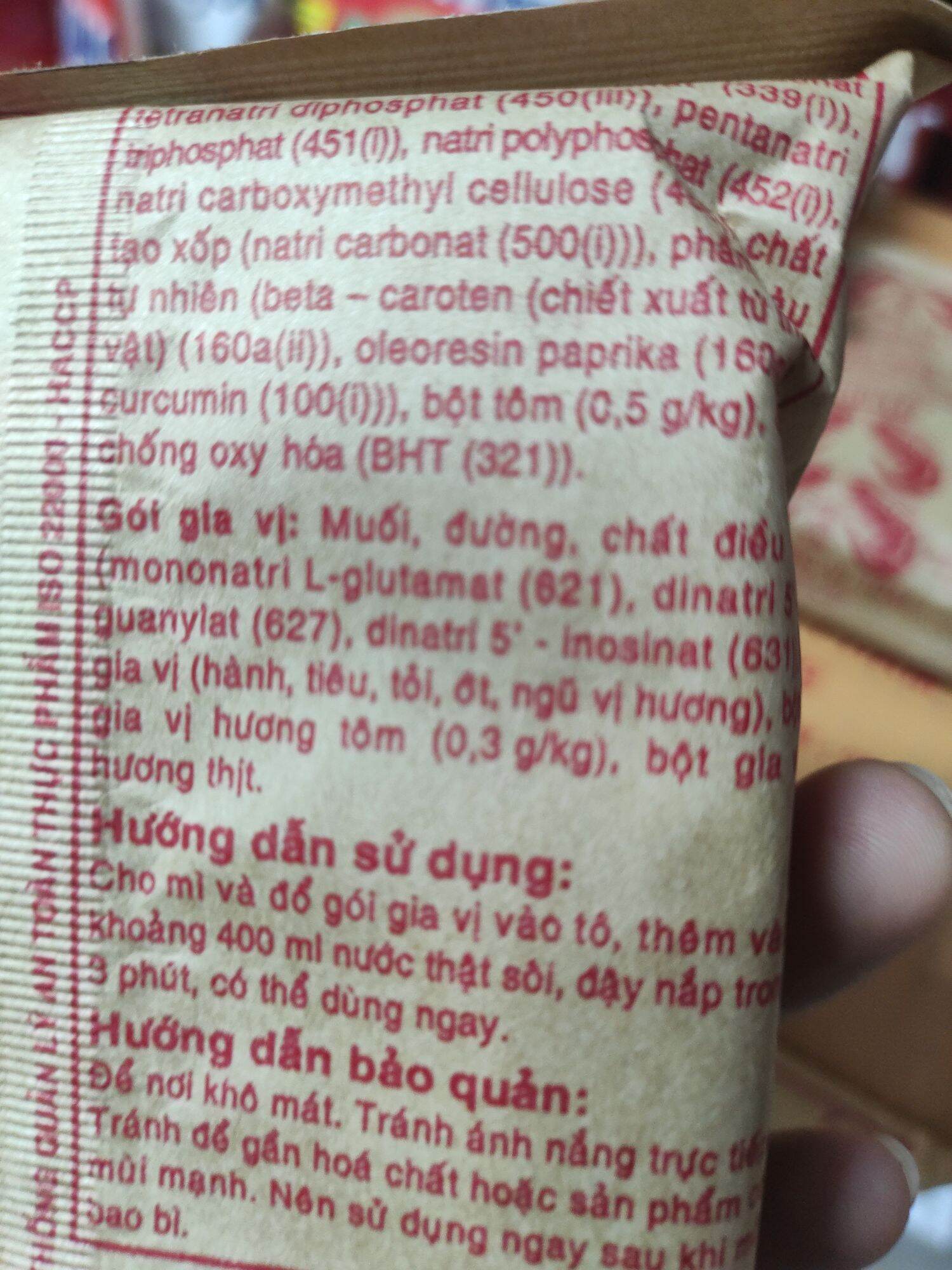 Thùng 30 gói mì giấy miliket 4 tôm gói 80g