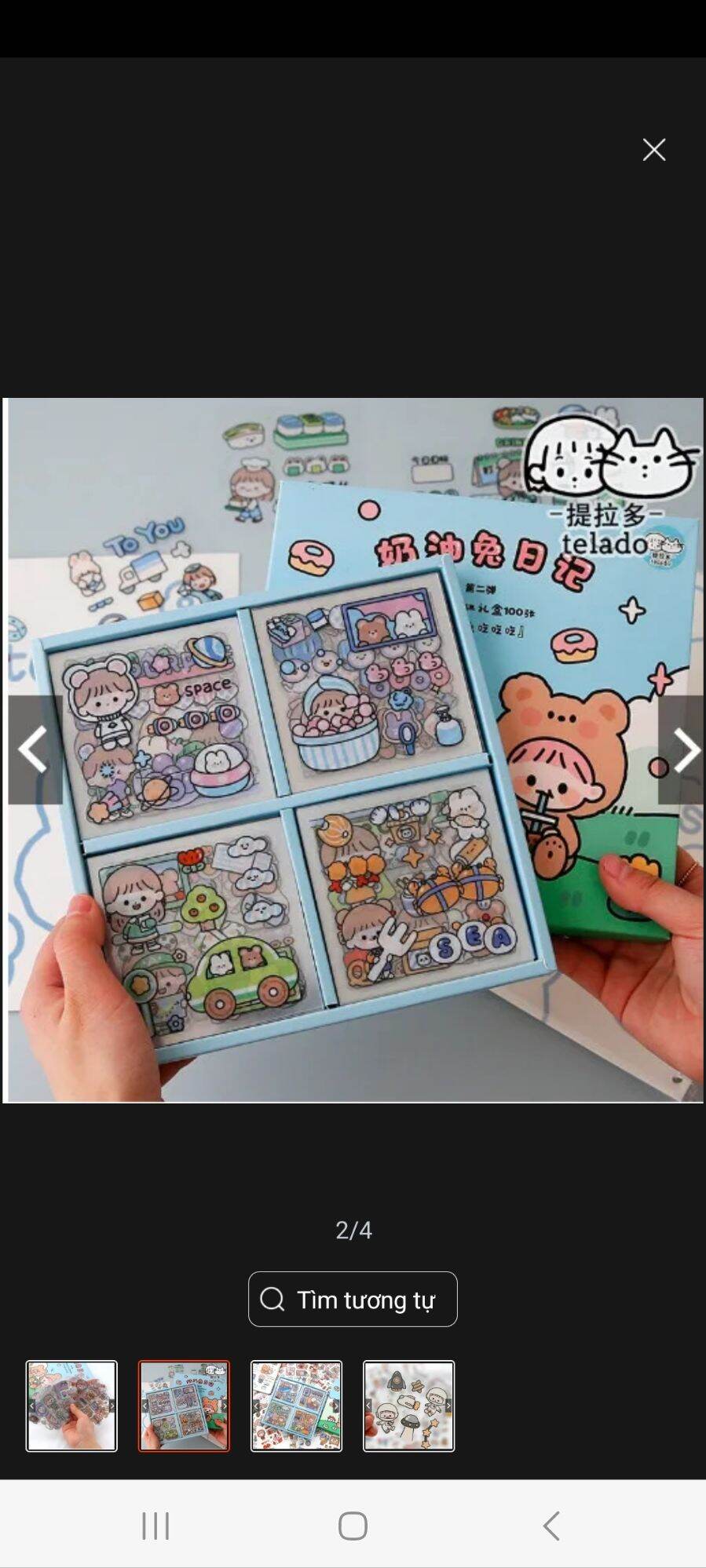 set 20 tấm sticker cute