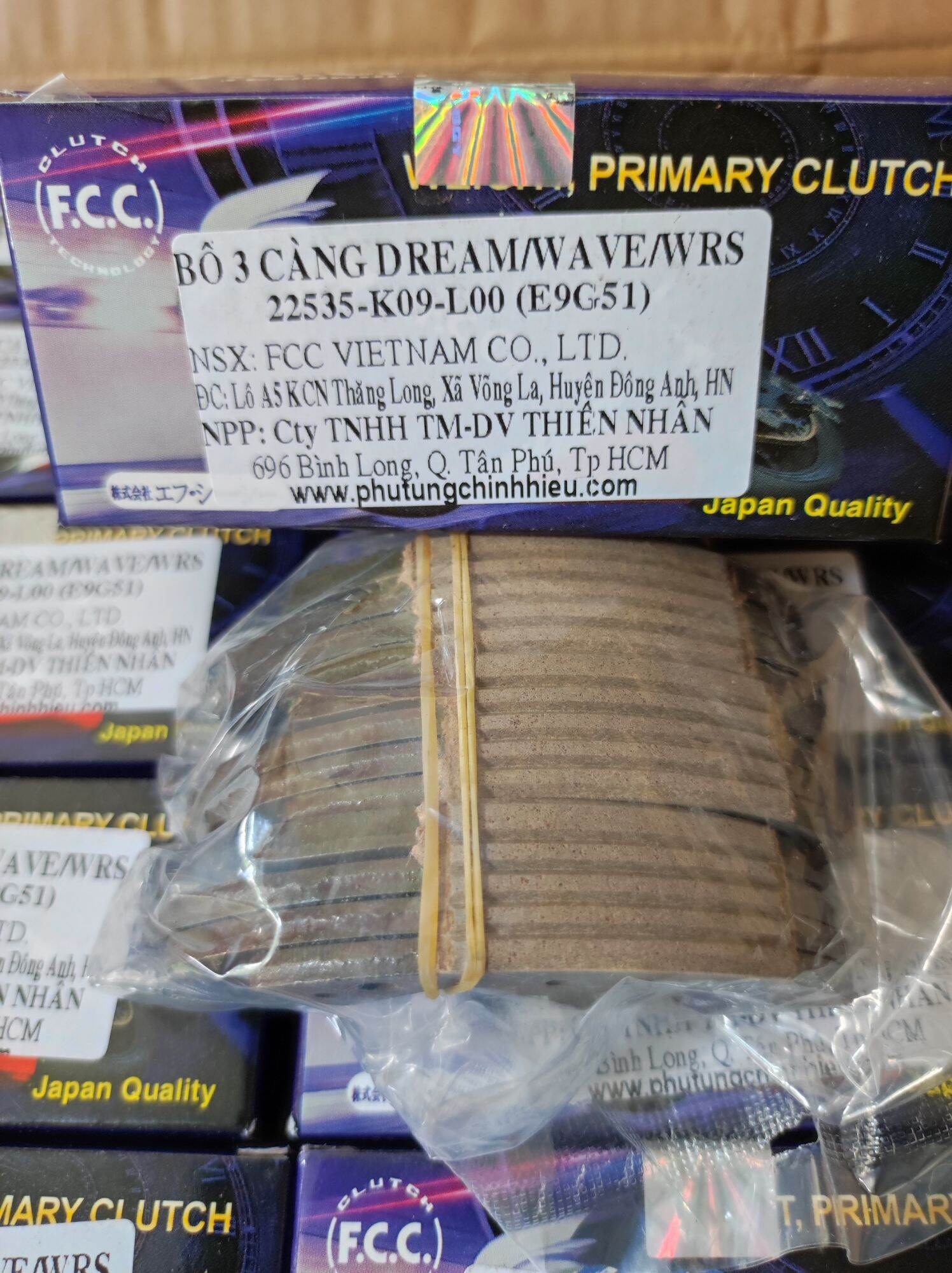 Bố 3 càng drame /wave/wrs hàng chính hãng fcc
