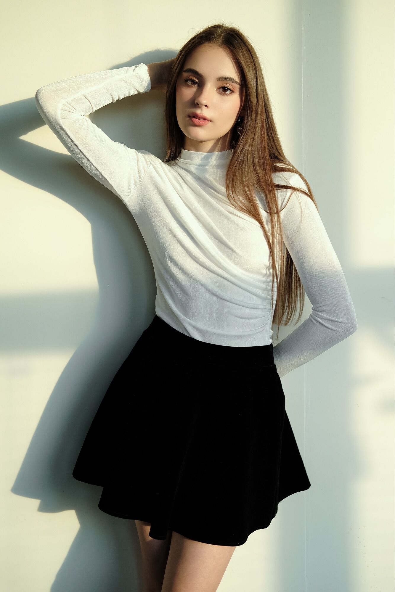 Chân Váy Ngắn Nhung Skort