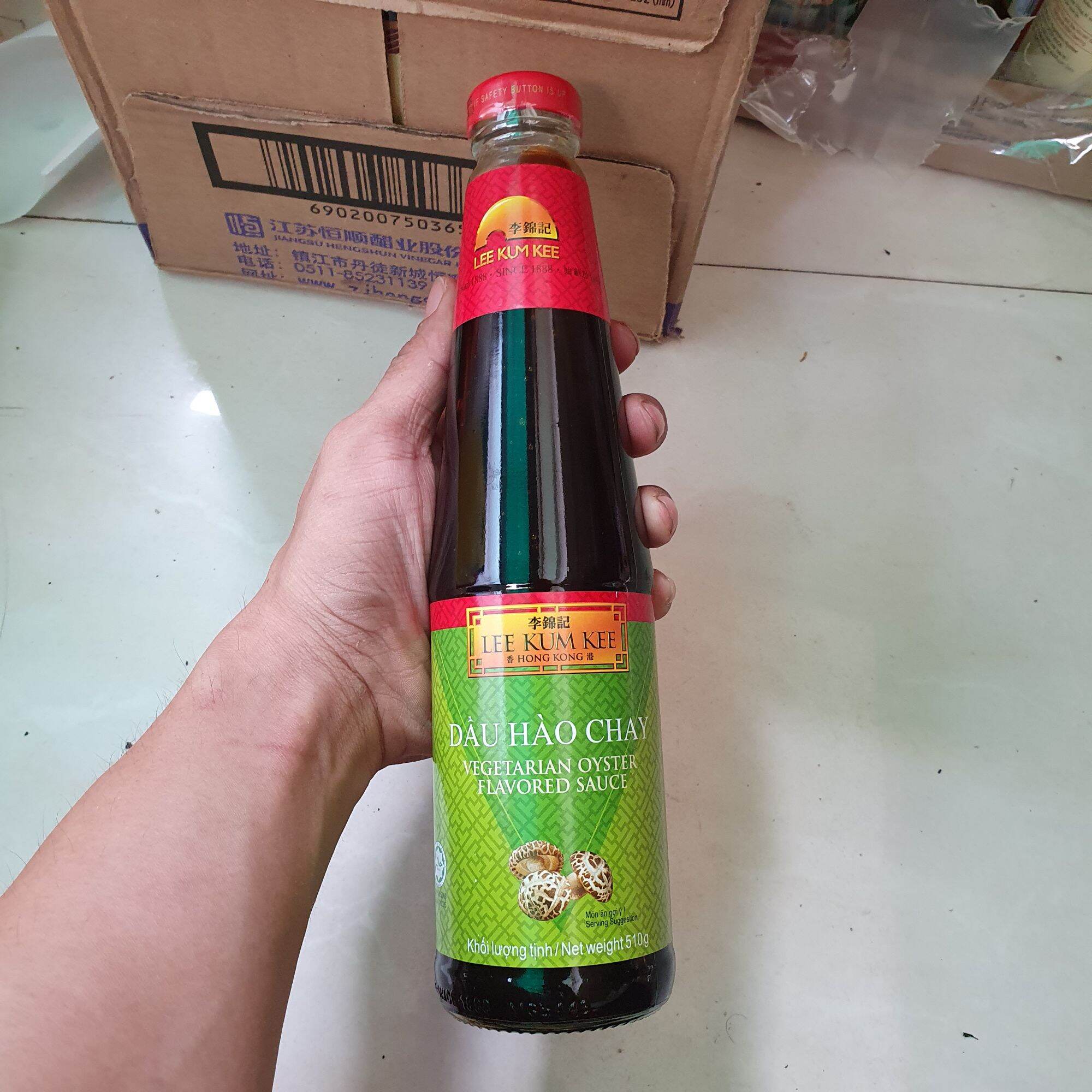 Dầu hào ăn chay 510ml Lee Kum Kee cam kết hàng đúng mô tả chất lượng đảm bảo an toàn đến sức khỏe người sử dụng