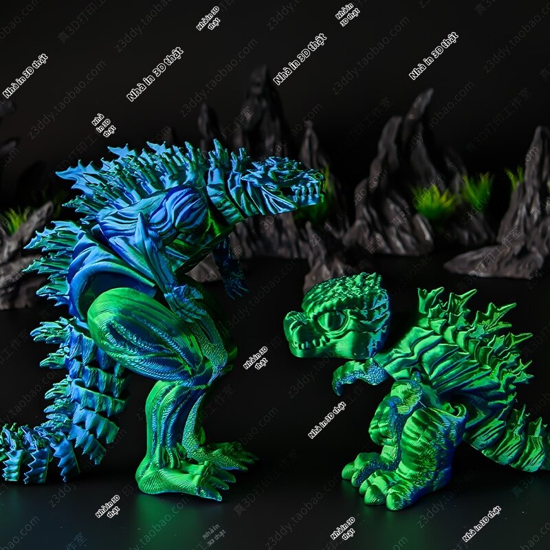 Mô Hình Khủng Long 3D In Thực Tế Di Chuyển