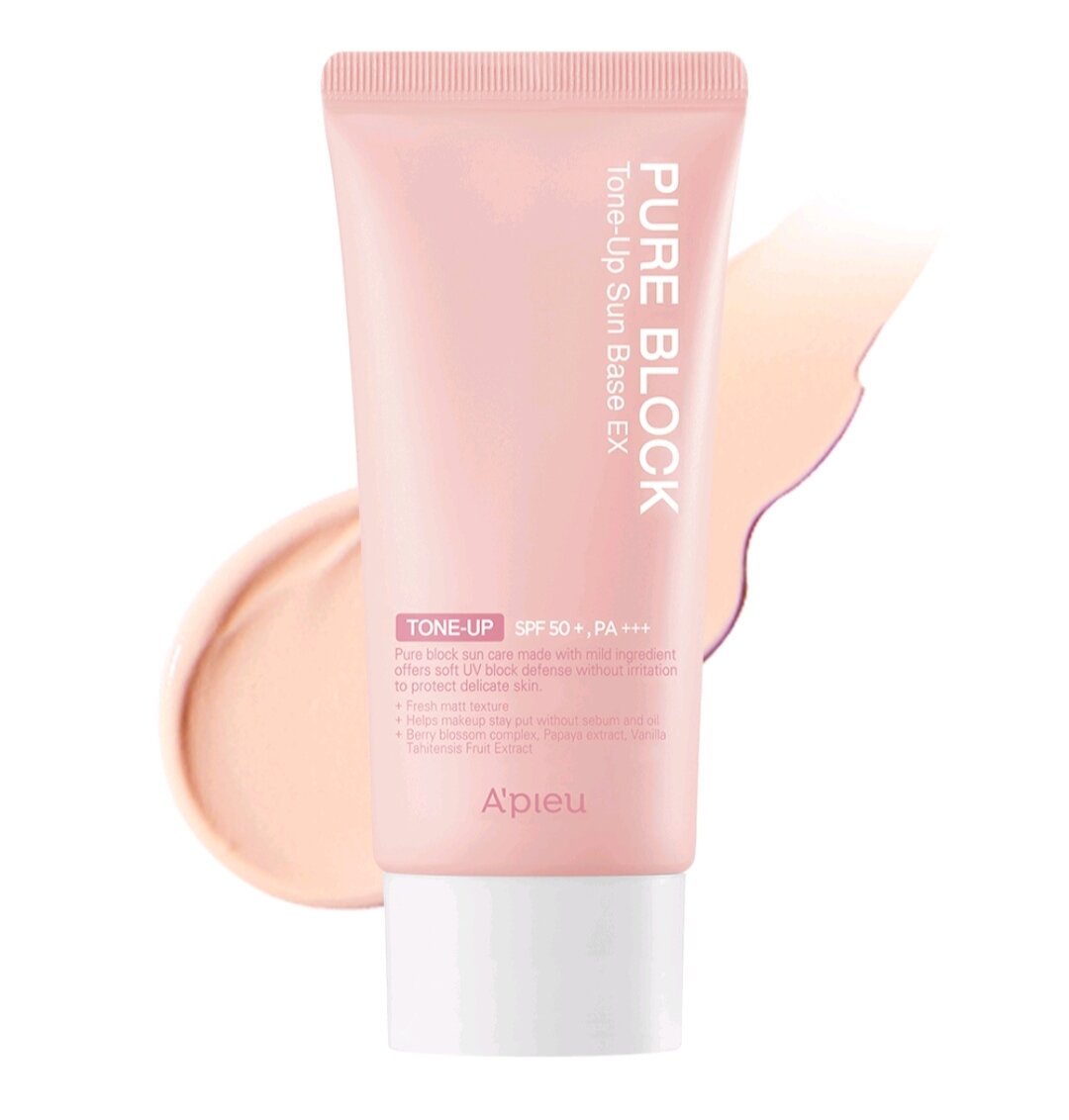 Kem chống nắng A'Pieu hồng Pure Block Tone up Sun Base 50ml Hàn Quốc