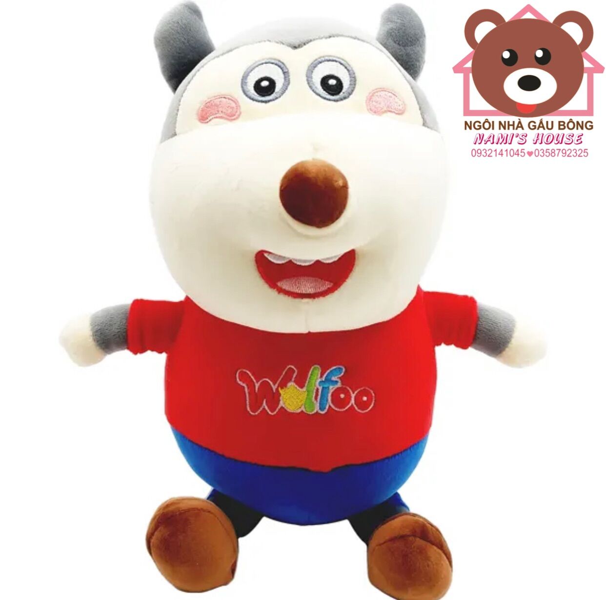 Gấu Bông Sói Wolfoo Thú Bông Wolfoo hoạt hình