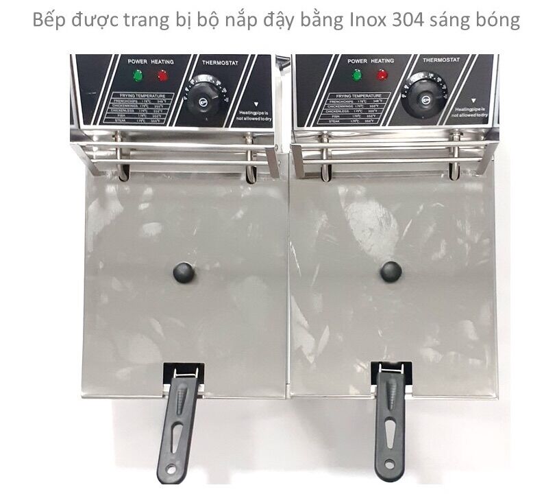 [HCM]Bếp Chiên Nhúng 2 Ngăn